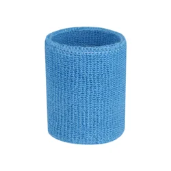 Colorful Cotton Unisex Sport Sweatband and Wrist Support Brace - 80x50 mm (Sky Blue)