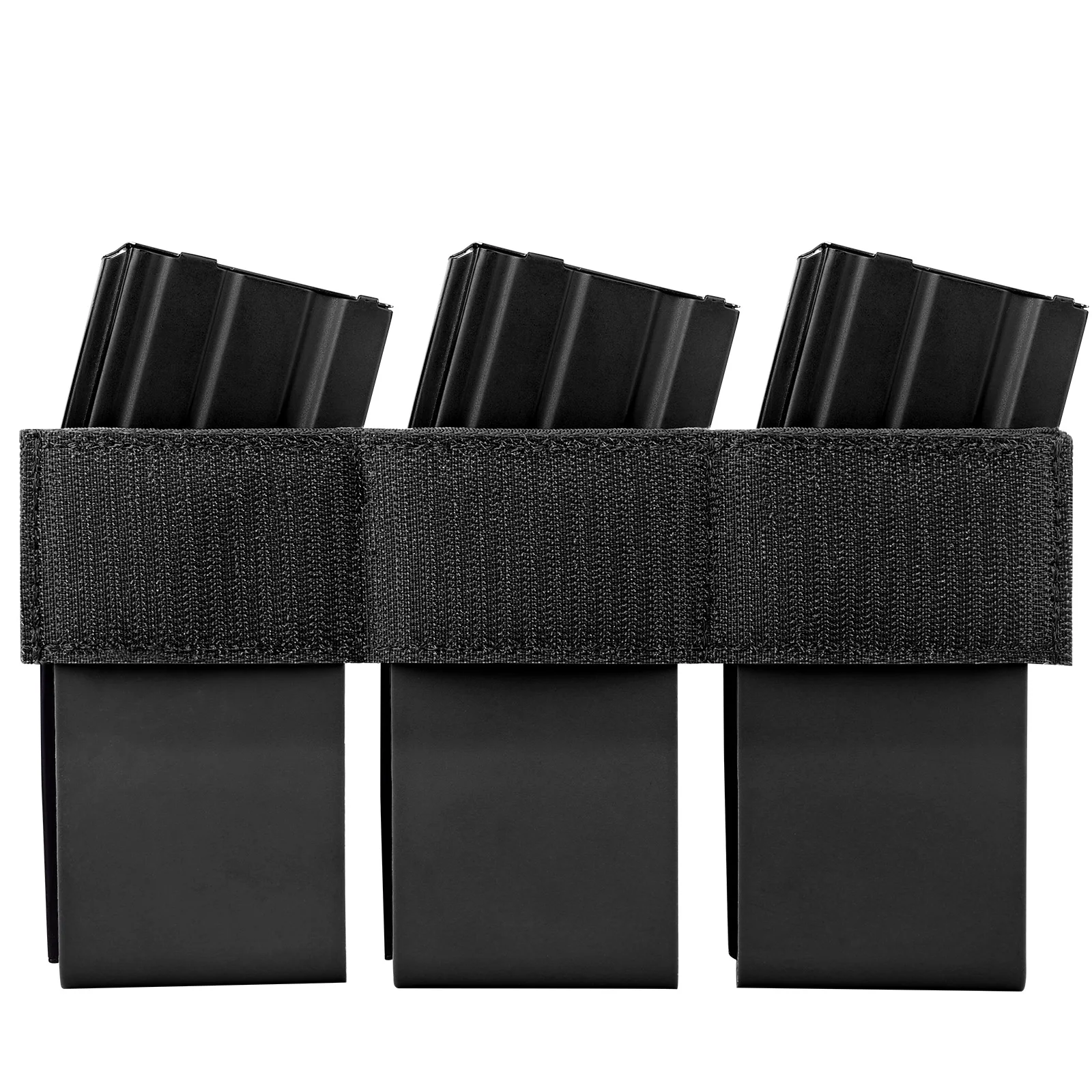 KRYDEX Taktische Elastische Dreifach-Magazintasche 7,62 5,56mm Magazinhalter für D3CR Chest Rig Plattenträger-Weste Placard Känguru – Detail 8