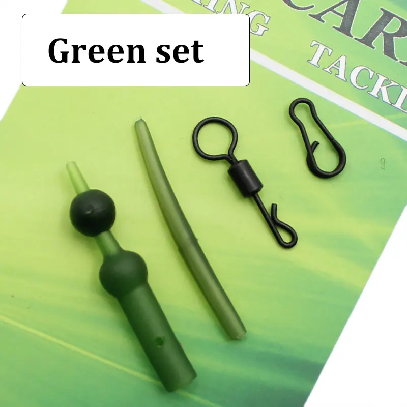 Accessorio per Pesca alla Carpa, Manicotto Anti-Groviglio in Gomma, Kit Anti -Groviglio