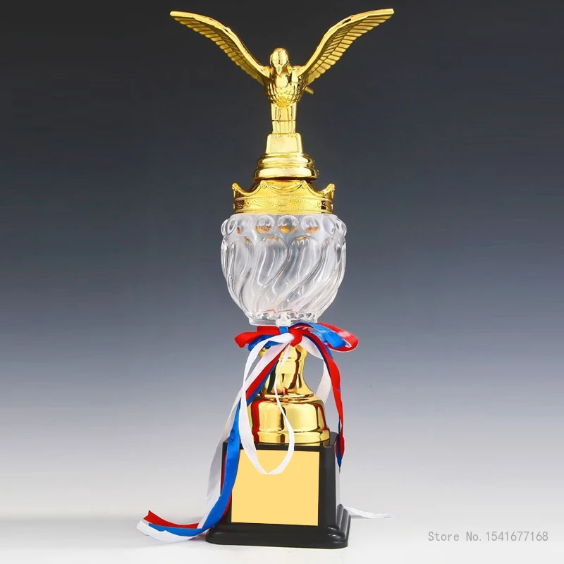 Metal Pigeon Trophy Custom-Made Gold Silver Bronze Competition Excellent Reward Souvenirs Home Decor Universal Trophy, 41cm, 1Pc