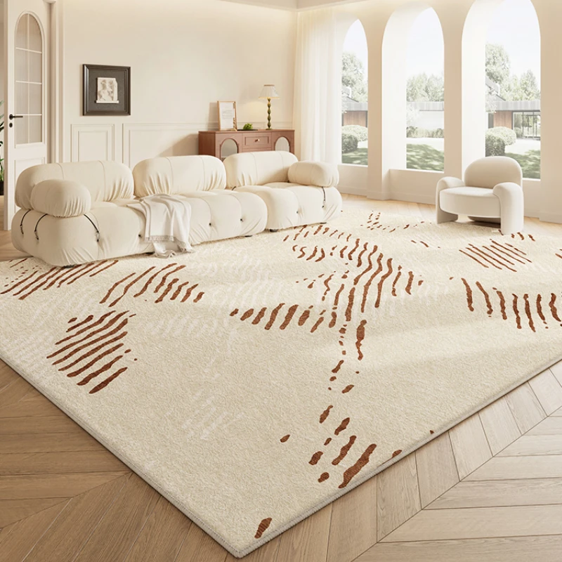 

Home Cream Style Carpets for Living Room Modern Luxury Bedroom Decor Carpet Large Area Cloakroom Rug Fluffy Soft Plush Floor Mat