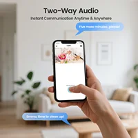 ZOSI C680 3MP caméra de sécurité de fenêtre couleur Vision nocturne 2K caméra de Surveillance WiFi enfichable intérieure pour la sécurité de la maison 6