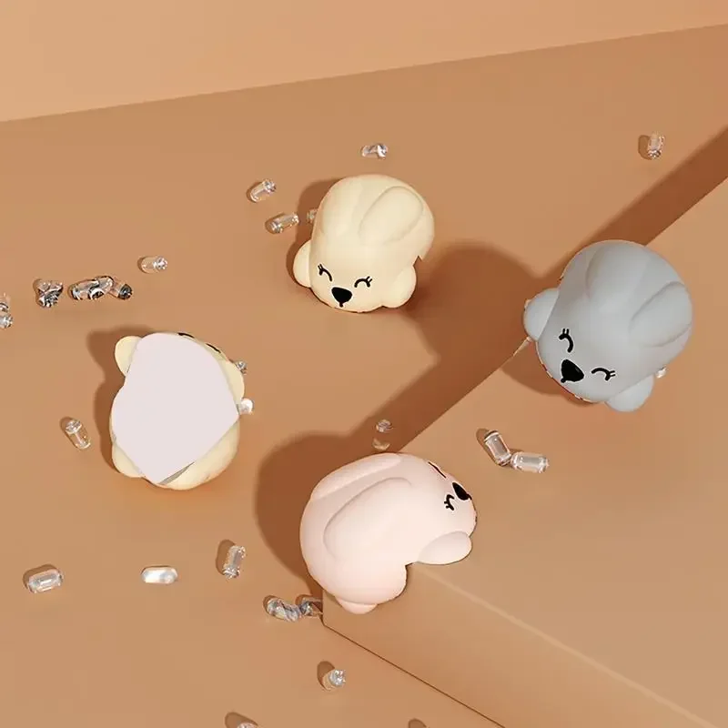 실리콘 테이블 모서리 보호 보호대, 토끼 디자인, 어린이 안전 제품, 어린이 방지 모서리 및 모서리 모서리