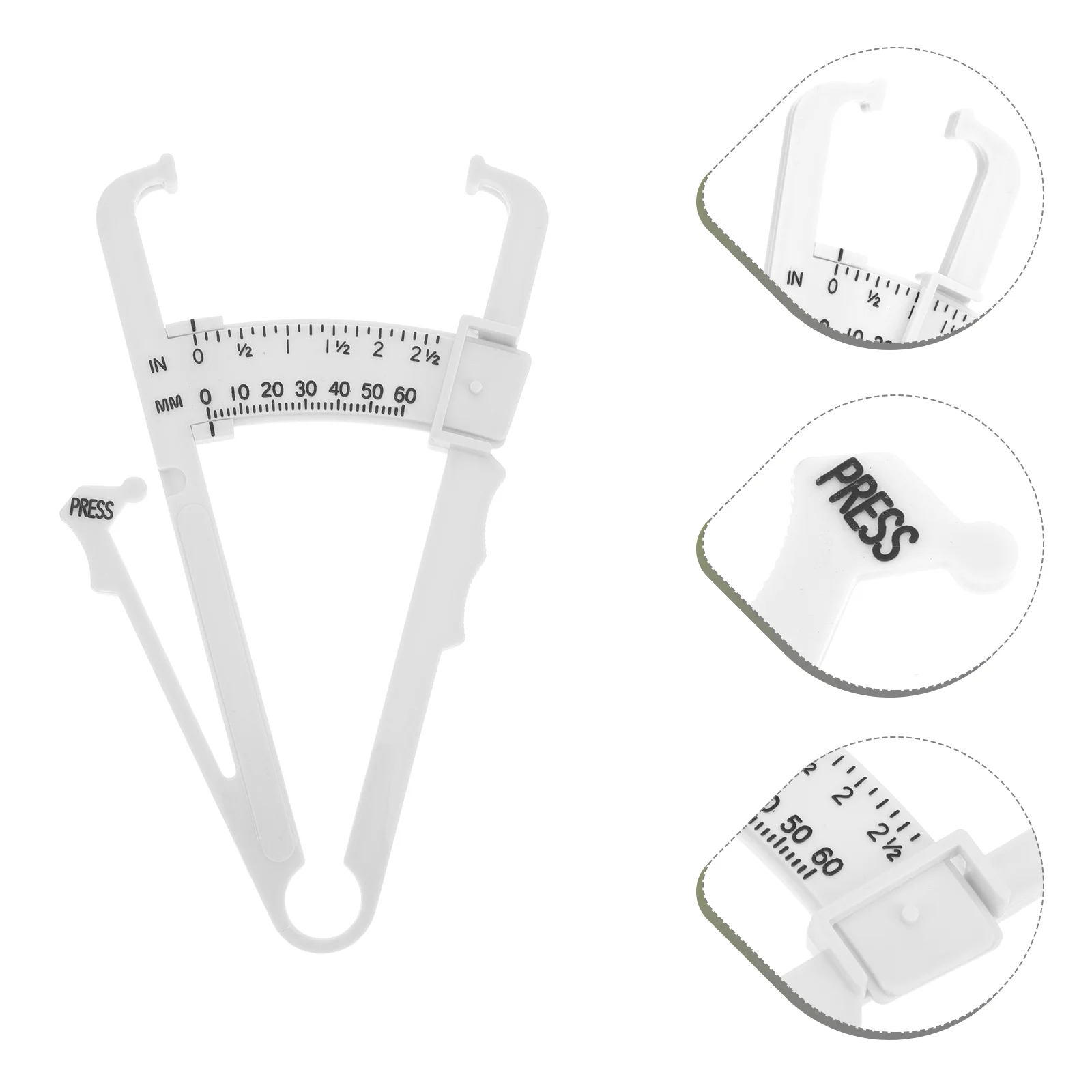 Fat Caliper Handheld Body Measure Device Measurer Measurement Tape Tool Tester Ruler Digital Calipers body fat caliper,body fat measurement tool