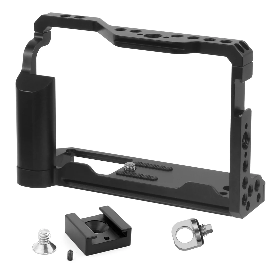 XT4 DSLR Kamera Full Cage Rig Formfitting Schutz für FUJI FUJIFILM X-T20 X-T30 X-T2 X-T3 X-T4 X-E4 Stabilisator Stativ Halterung – Detail 1