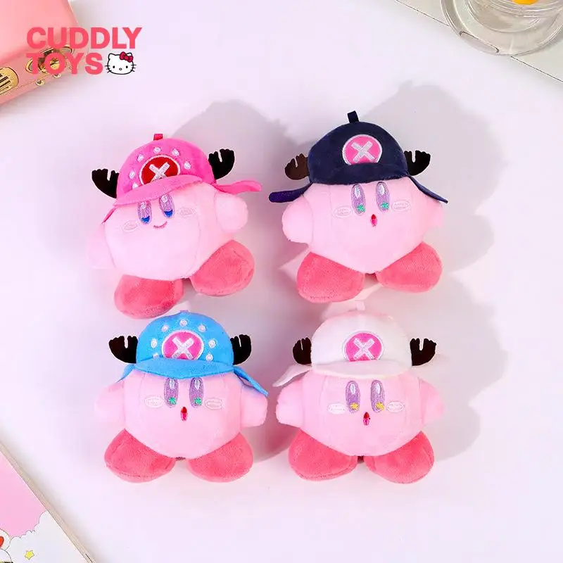 

Kirby Plush Keychain Pendant Cartoon Cute Doll Toys Soft Pp Cotton Kawaii Kirby Plush Keychain Pendant for Children Girls Gift
