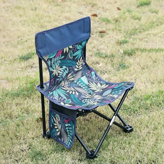 Fishing Chair Folding Camping Chair Picnic Seat With Backrest Lightweight  Portable Heavy Duty Chair For Beach Fishing Hiking BBQ - AliExpress