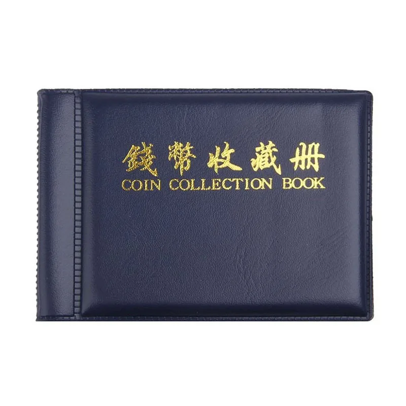 Coin Holder Collection Storage Album Book 60 Coin Capacity Suitable for Coins Tokens Medallions Portable and Easy to Use Coins Collection Album Coin Collection Album
