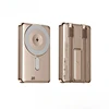 New Model Fast Charging Magnetic Power Bank Folding Bracket Portable Wireless Charging Mobile Power Supply 5