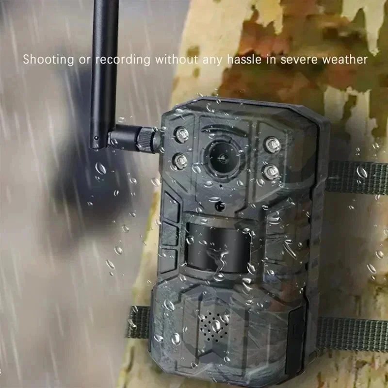UCon App 4MP Outdoor Camping 4G Solar Cell Hunting And Hunting Camera Remote Viewing Video Wireless Camera Night Vision Device