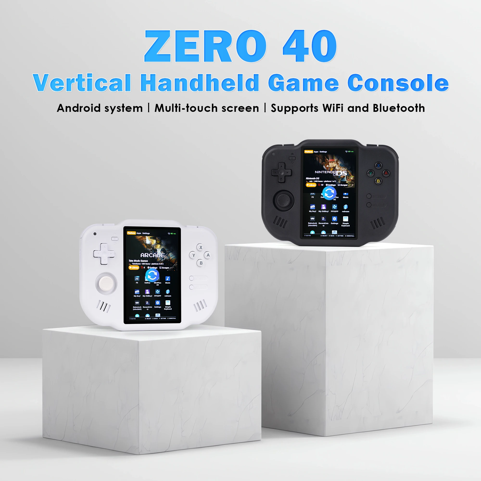 携帯ゲーム 4種セット！ AMPOWN MagicX Mini Zero 40 携帯型ゲーム機 4.0インチIPSタッチ