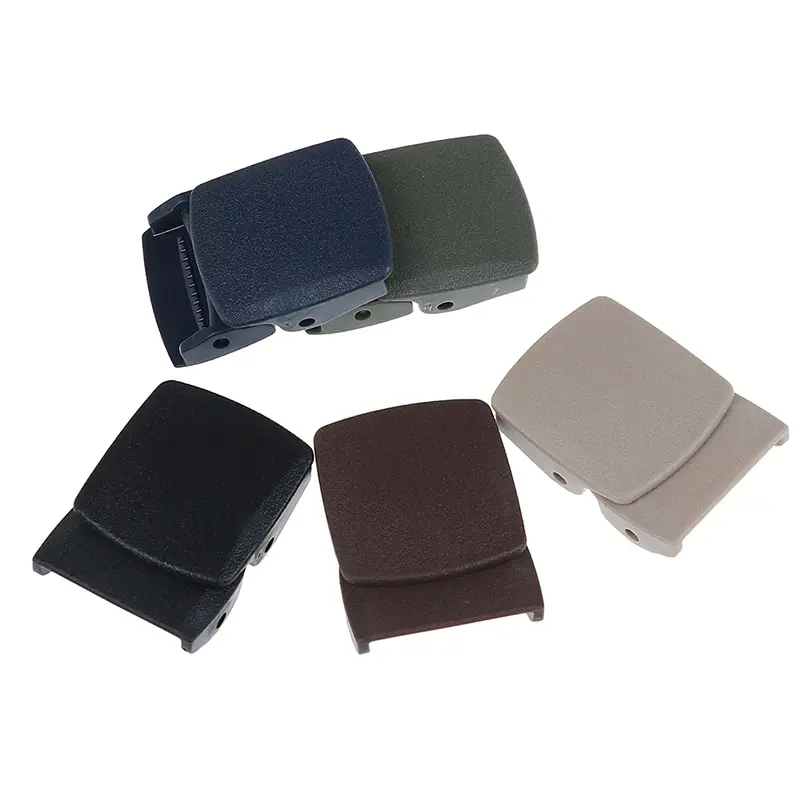 1Pc 32mm Plastic Belt Buckle For Men's Belt Canvas Belt Cosplay Military Adjustable Tied Nylon Webbing DIY Accessories