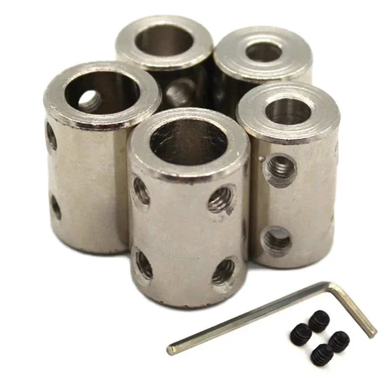 Rigid Shaft Coupling 1pcs 3.17mm/4mm/5mm/6mm/8mm/10mm/12mm CNC Motor Shaft Coupler Motor Connector Sleeve #45 Steel shaft coupler,shaft connector,rigid shaft coupler