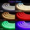 COB LED Strip Light High Density Linear Lighting 480/528Leds/m Flexible Tape Warm Natural White Red Blue Green Decor DC12 24V 5