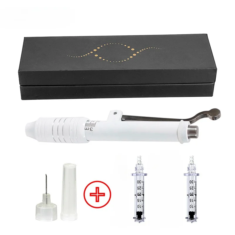 0.3ML Black/White Hyaluron Pen With High Pressure Hyaluronic Pen Gun For Anti Wrinkle Lip Lifting Atomizer Skin Lip Injection