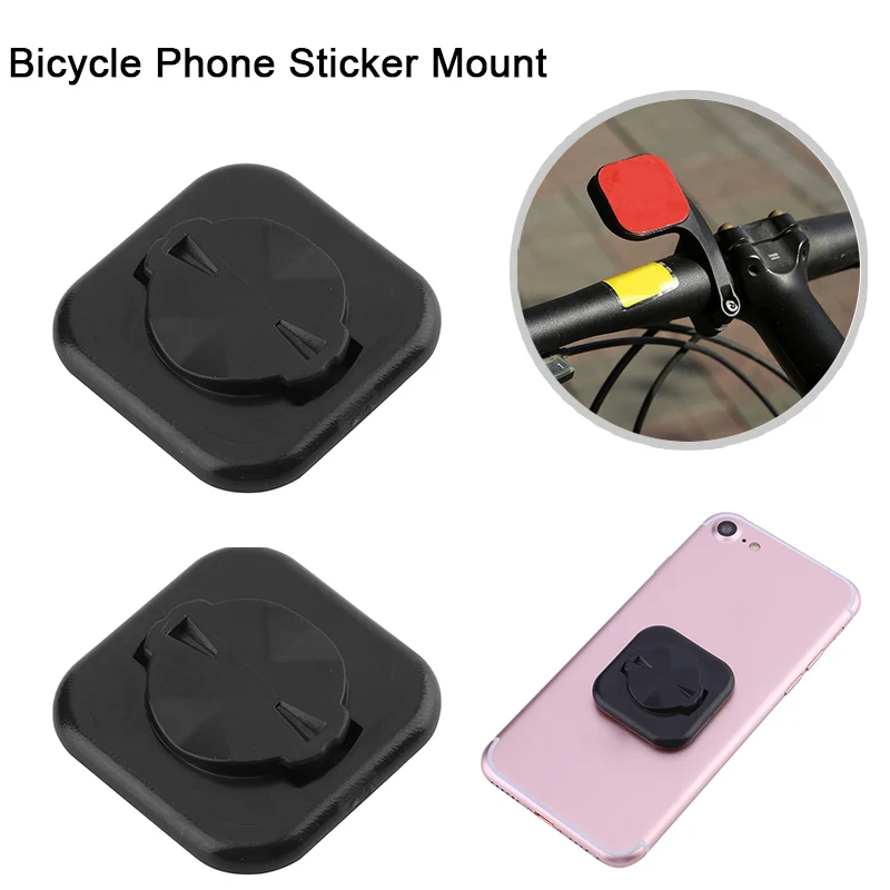 2pcs  Bicycle Bike Sticker Phone Holder Back Button Paste Mount for GARMING *DC 
