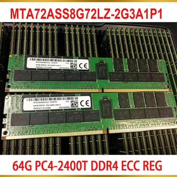 1PSC Server Memory For MT RAM 64GB 64G PC4-2400T DDR4 ECC REG LRDIMM 4DRX4 MTA72ASS8G72LZ-2G3A1P1