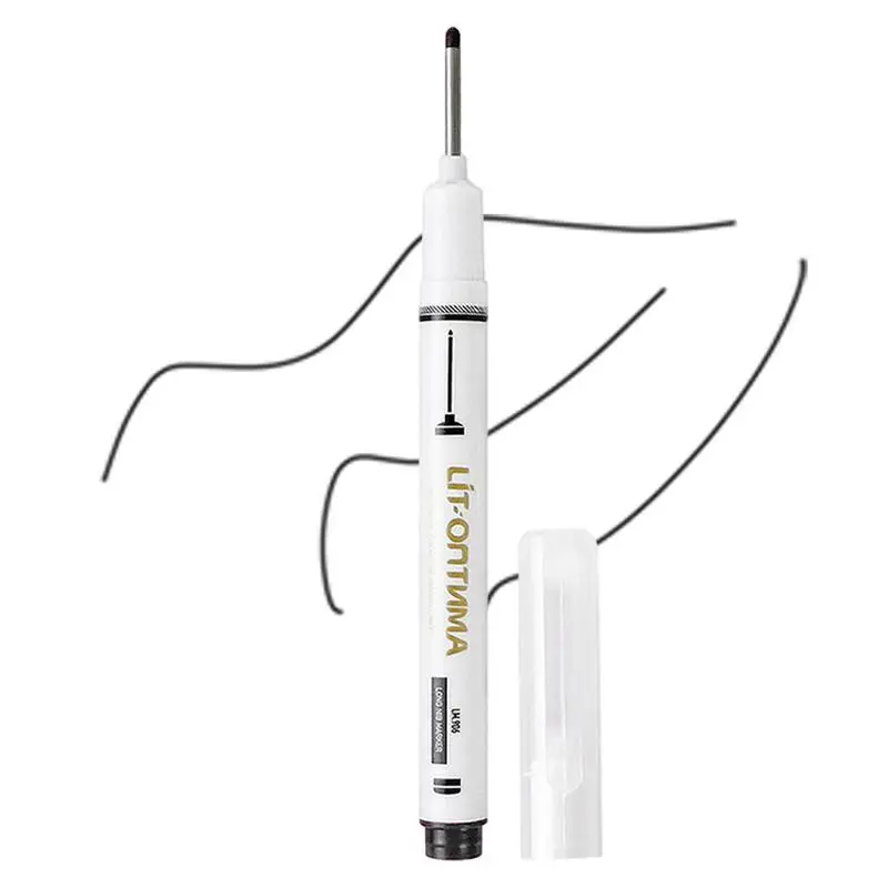 

Маркеры с глубоким отверстием, водостойкий строительный карандаш с чернилами для металла, дерева и металла