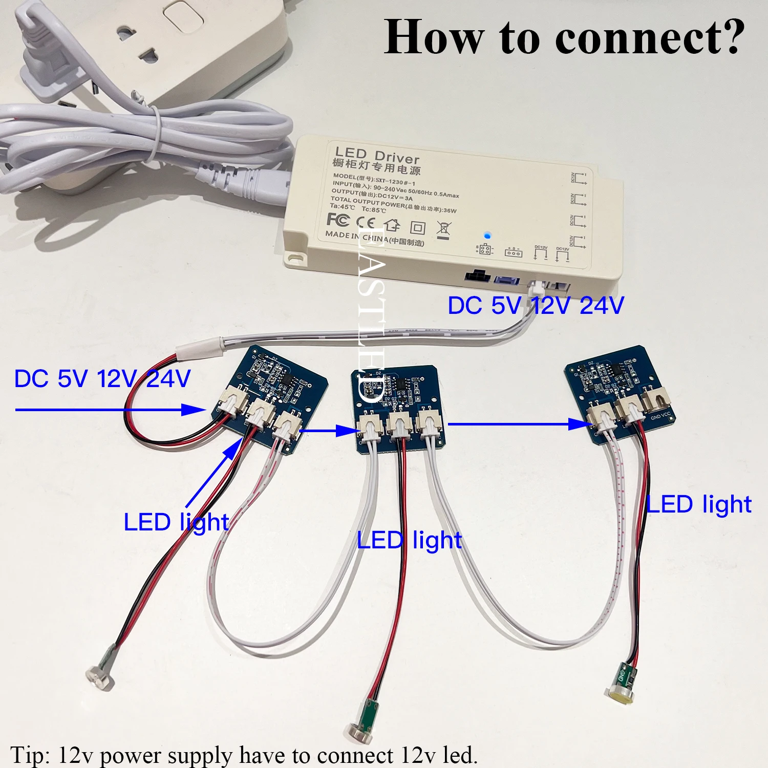 Carte de commutation de capteur tactile pour table de rivière, détection Tiktok, bandes LED, DC 5V, 12V, 24V, bricolage, pipeline, technologie de détection PCB, 10 pièces