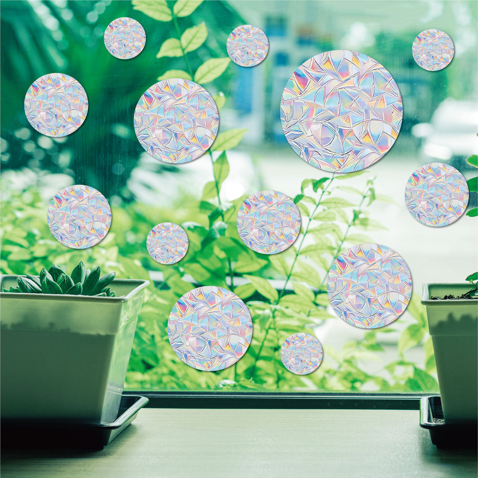 Rainbow Suncatcher Window Stickers PVC Cat Butterfly Prism Glass Wall Sticker Home Kids Bedroom Decoration Self Adhesive Decal