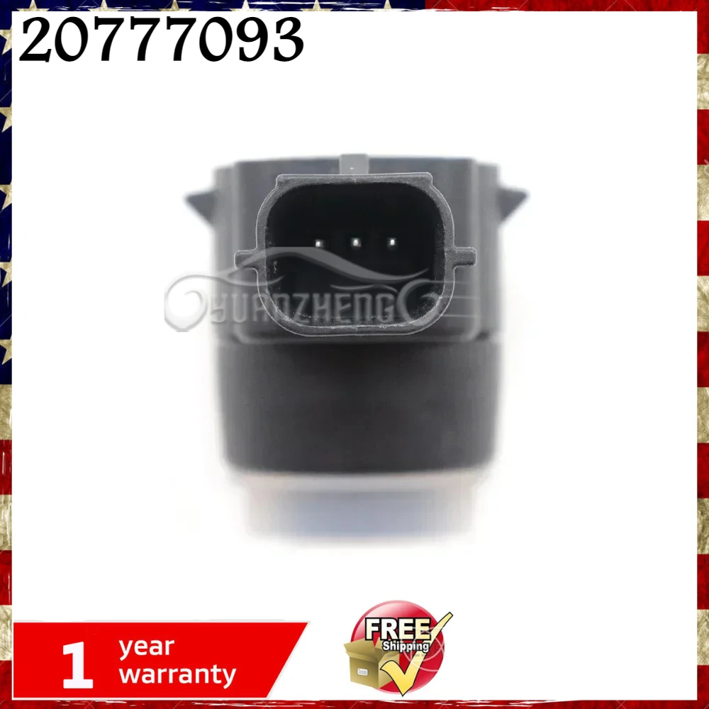 20777093 PDC 주차 범퍼 반전 레이더 센서 4PCS 캐딜락 CTS Verano ELR SRX Equinox Volt 20914917 블랙