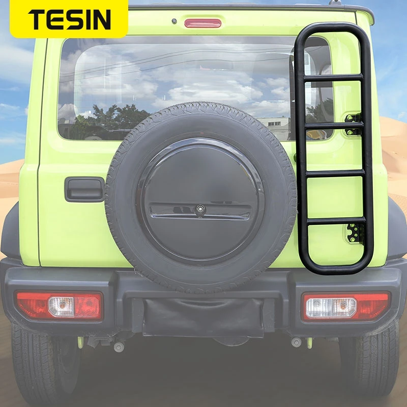 스즈키 짐니 JB74 2019 2020 2021 2022 2023 2024 2025 2026 차량용 TESIN 테일게이트 등반 사다리, 뒷문 러기지 랙 사다리