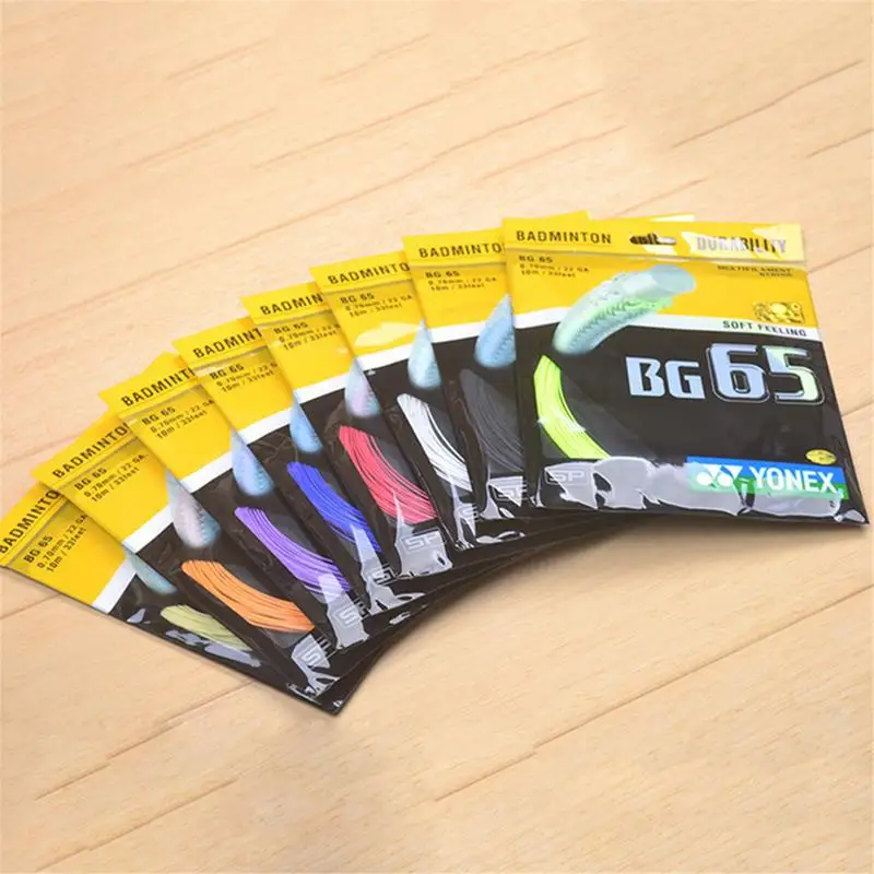 Badminton String BG65 Racquet String Reel Durable Badminton Reel Racket For Sports Training Replacement Accessory