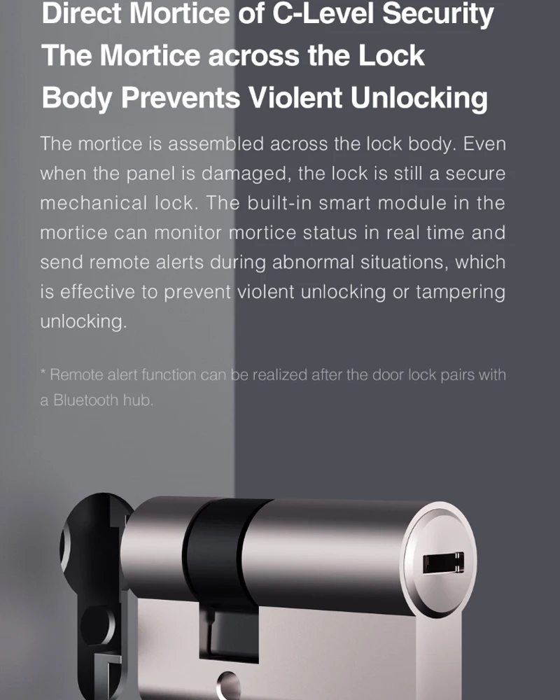 Original Smart Door Lock N200 Fingerprint Door Locks Bluetooth Password NFC Unl