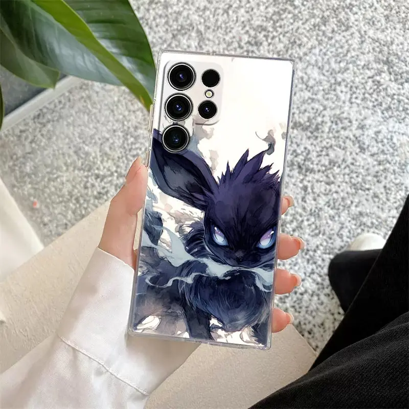 Pokemons Umbreons Gengars S25FE Klare Hülle für Samsung Galaxy S25 S24 S23 Ultra S20 S21 FE S22 Plus A56 A36 A17 A07 Handyhülle – Detail 8