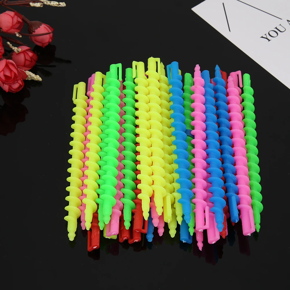 Description Picture 4 of itemPlastic Long Spiral Hair Perm Rod Practical Curling Styling Accessories Home Barbershop Hair Beauty Supplies