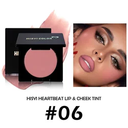 Velvety Matte Lip & Cheek Tint - Soft Finish, Easy Blend, Long - Wear Waterproof for Winter & Holiday Glam. (Pink)