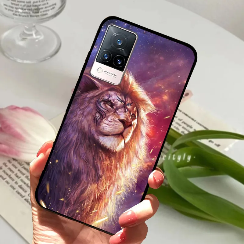 Soft Silicone Phone TPU Coque Cover for Vivo V21 Series - Protective s Shell
