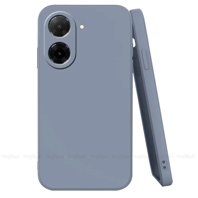 Liquid Silicone Shockproof TPU Soft Phone Case with Original Back Cover Design