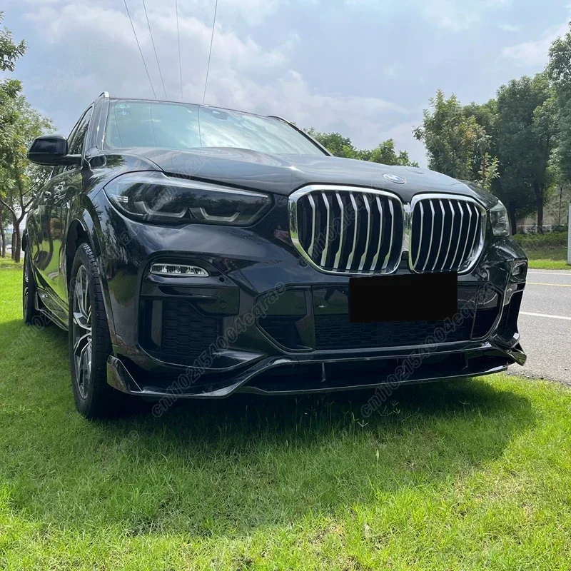 BMW X5 G05 2019 2020 2021 2022 2023 30i 40i 35i 30d M50 M 스포츠 맥스 스타일 프론트 범퍼 스플리터 립 카 바디킷 액세서리
