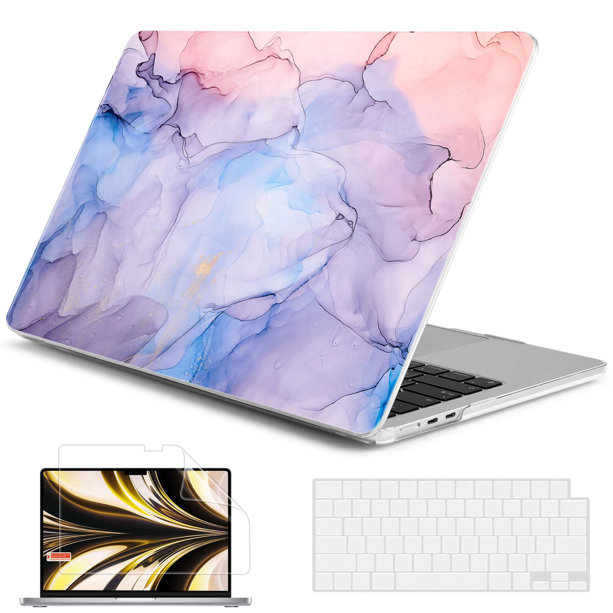 Custodia Per Macbook Pro 14 16 13 Pollici M3/M2/M1 Pro/Max Chip Case A2991 A2780 A2485 A2442 A2779 A2992 (2023 2022 2021) Per Macbook