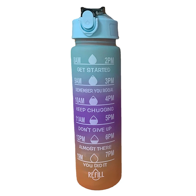 Comprar Botella de agua deportiva de plástico hermético, gimnasio, gimnasio,  niños al aire libre, 500ml, portátil
