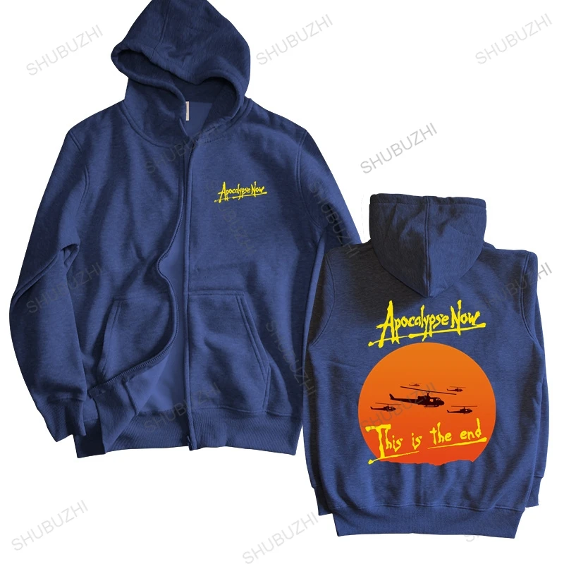 Retro Apocalypse Now Hoody Men This Is The End 80S Film Vietnam War Congo Top Zipper Donna Primavera E Autunno Zip-Up