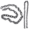 2Pcs Halloween Fetter Prop Simulation Iron Chain Prop Prisoner Chain Prop Halloween Costume Prop Decor Chain For Halloween Party 1