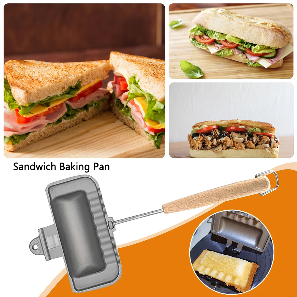 Bread Maker, Toaster, Small Size Versatile ABS Fast Heating Maker Easy To  Store And Carry for Paninis Burgers Steaks Sandwiches