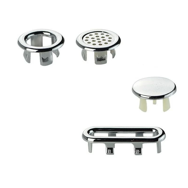 Kitchen Bathroom Basin Circular Overflow Drain Cover Decoration Bathtub Sink Hole Overflow Hollow Washbasin sink overflow cover,overflow drain cover