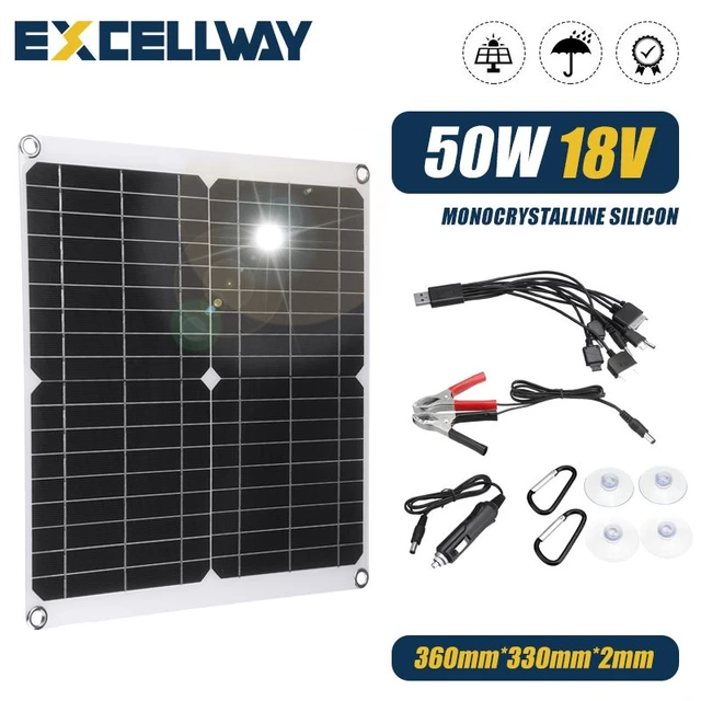 Flexible Monocrystalline Solar Panel 1-10 pcs 18v solar panel 100W -1000W  - Aliexpress