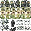 City SWAT Ghost Commando Figures Special Forces Building Blocks Modern Army Soldier Police Military Weapon Bricks Toys For kids 1