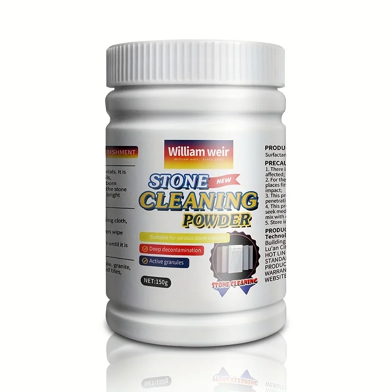 Premium Stone Cleaning Powder For Kitchen Countertops And Tiles-Ideal For Polishing,Stain Removal,And Grime Dissolving On Quartz