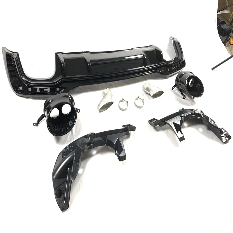 

A4 B9 RS4 normal style Car Steel Exhaust with Rear Diffuser for Audi 2020 up