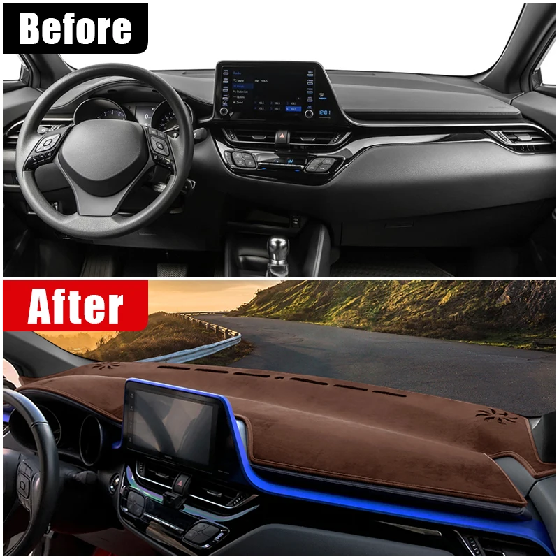 Premium Dashboard Cover and Light-Reducing Pad Mats