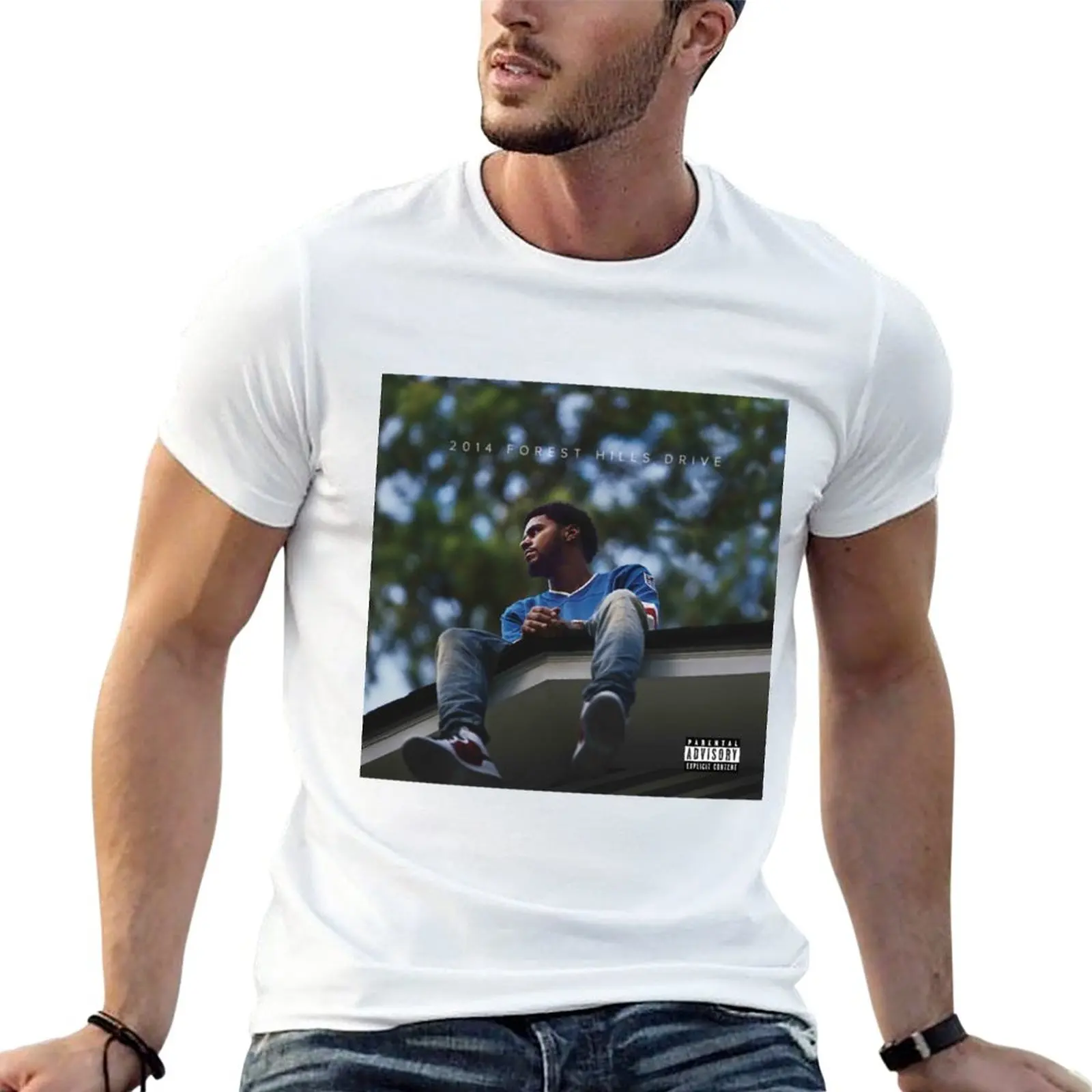 

2014 Forest Hills Drive Album T-Shirt vintage clothes anime mens cotton t shirts