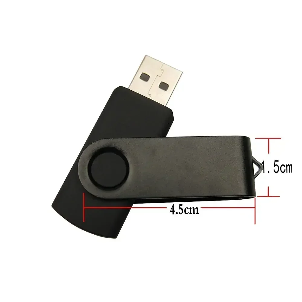 10pcs/lot Rotable USB Flash Drive usb flash drive flash drive 2.0 Pen Drives 64GB 32GB 16GB 8GB 4GB Pendrive Usb Memory Stick Free Logo for Photography Gift
