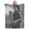 Throw Blanket The Walking Dead Daryl Dixon Micro Fleece Blanket Four Sizes Trendy Warm For Living Room AntiPilling Blanket 1