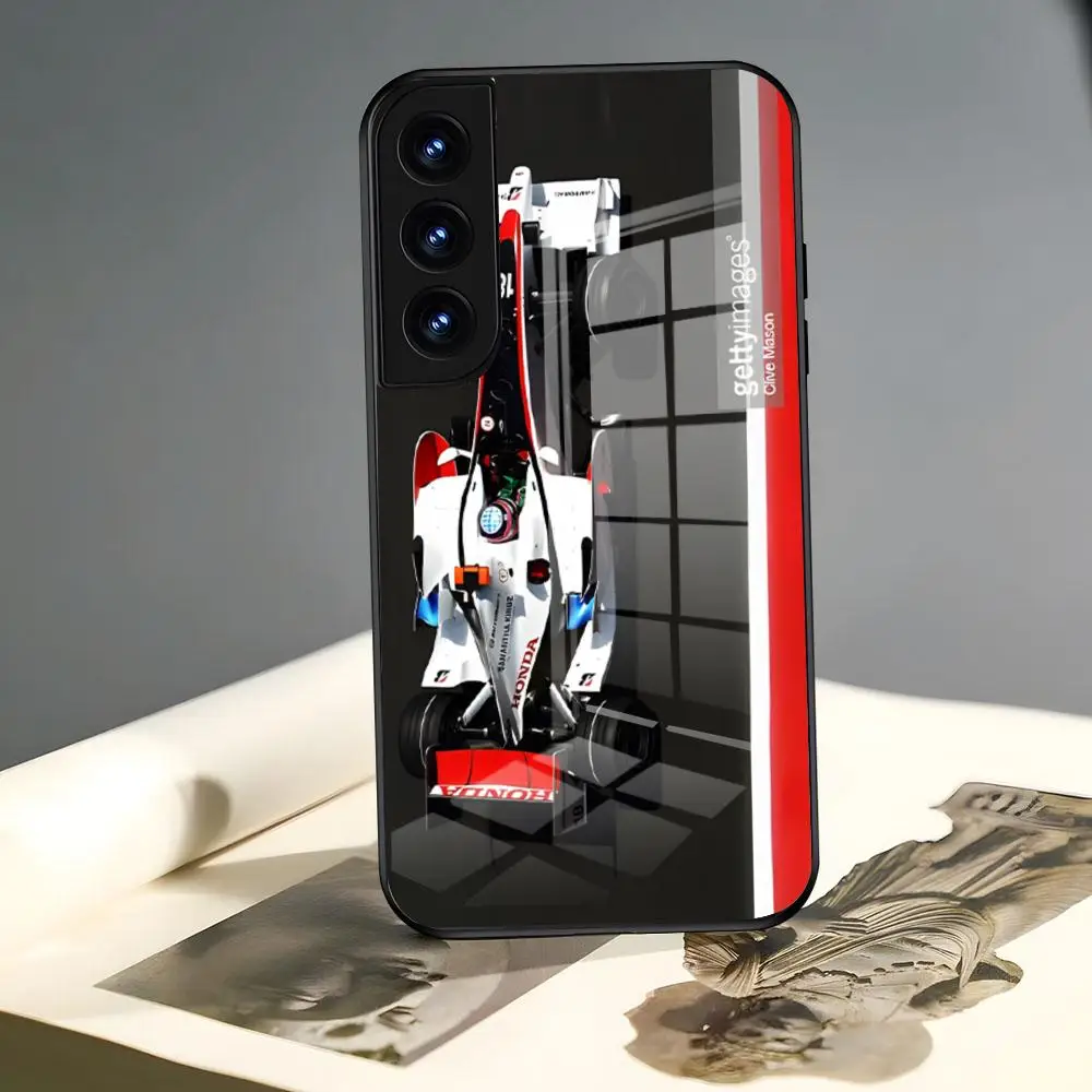 Custodia Per Telefono Super Aguri Racing Car Per Samsung S 24 23 22 21 20 A 34 54 53 Note20 M 54 Ultra Plu Glass Cover