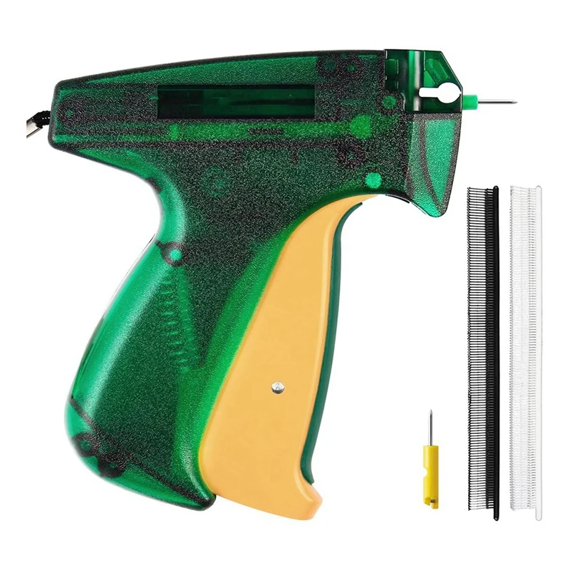 

Garment Needlegun, Label Gunfor Garments With 2 Fine Needles-2000 Black And 2000 White Micro-Type For Quilting Seams